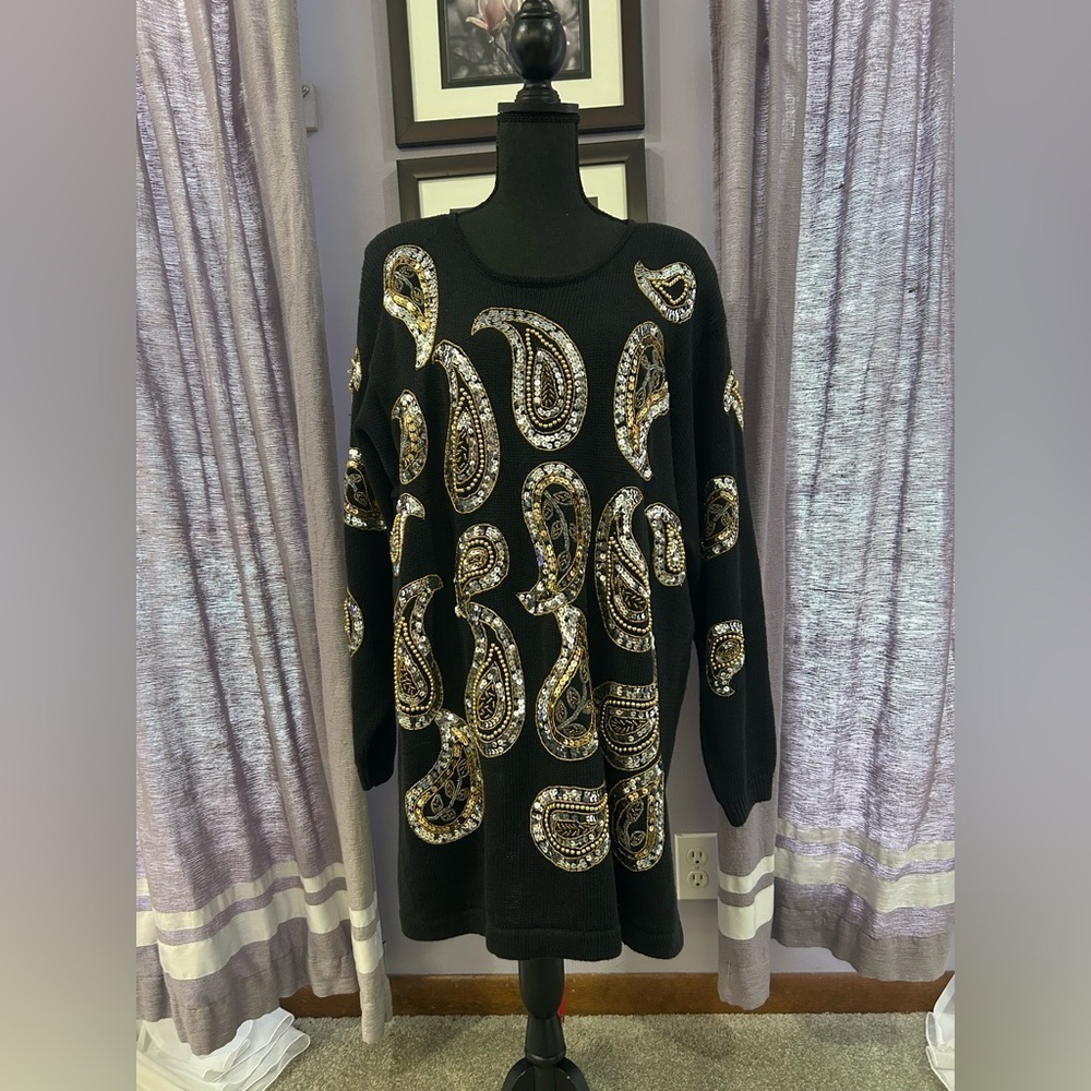 Vintage Venezia Paisley Sweater